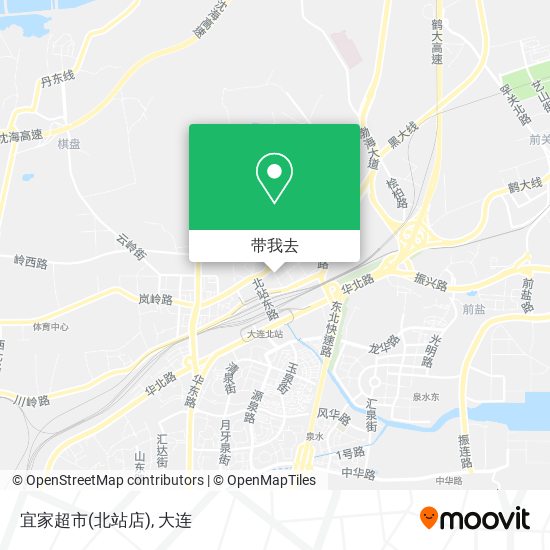 宜家超市(北站店)地图