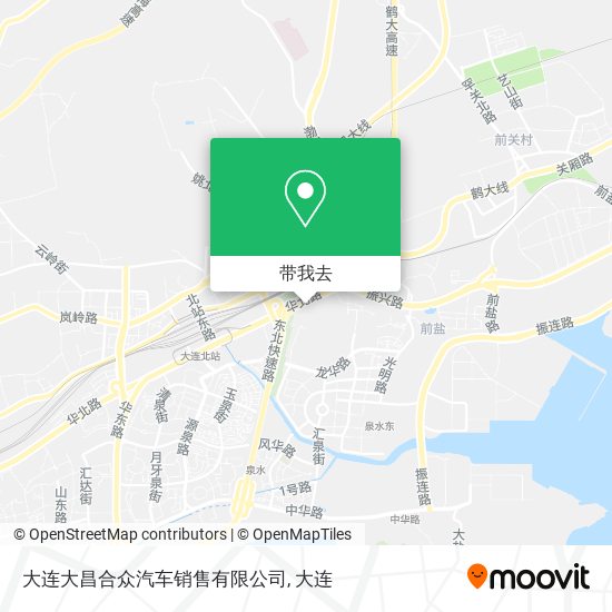 大连大昌合众汽车销售有限公司地图