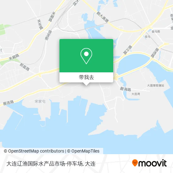 大连辽渔国际水产品市场-停车场地图