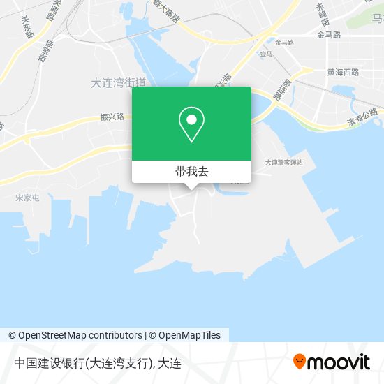中国建设银行(大连湾支行)地图
