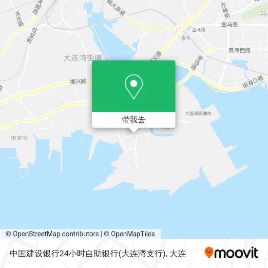 中国建设银行24小时自助银行(大连湾支行)地图
