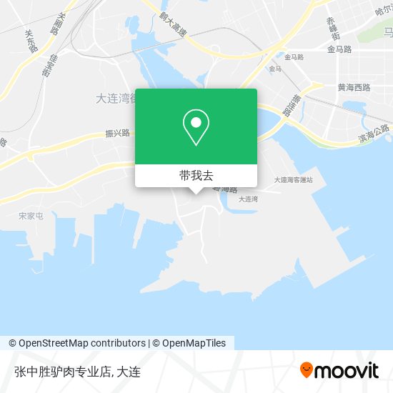 张中胜驴肉专业店地图