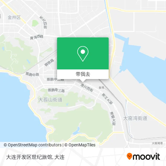 大连开发区世纪旅馆地图