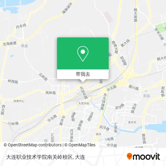 大连职业技术学院南关岭校区地图