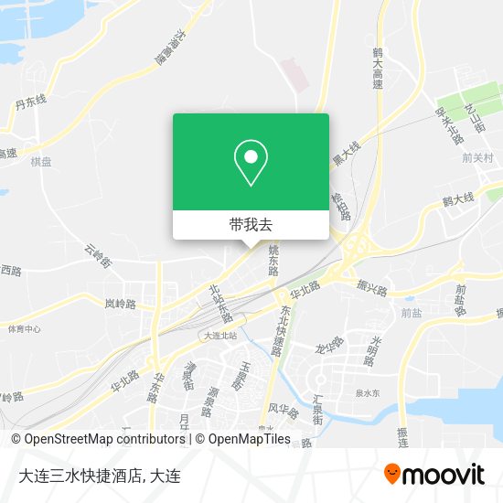 大连三水快捷酒店地图