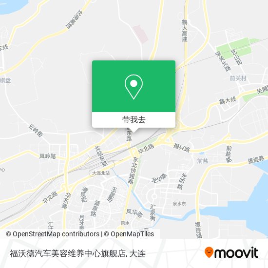 福沃德汽车美容维养中心旗舰店地图