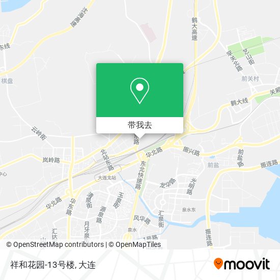 祥和花园-13号楼地图