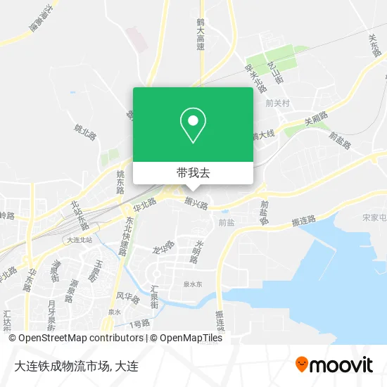 大连铁成物流市场地图