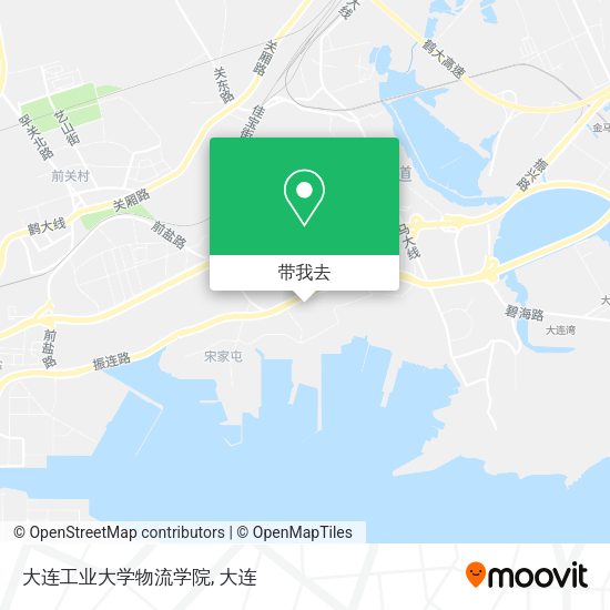 大连工业大学物流学院地图