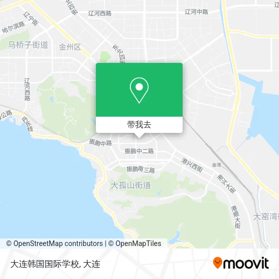 大连韩国国际学校地图