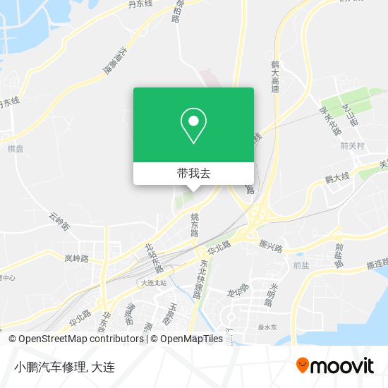 小鹏汽车修理地图