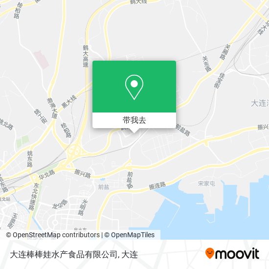 大连棒棒娃水产食品有限公司地图