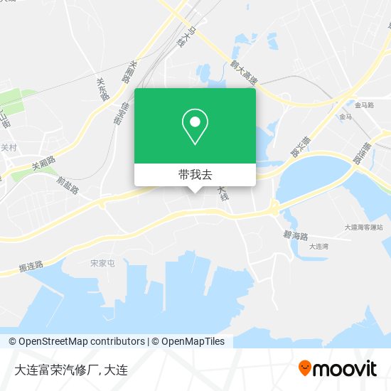大连富荣汽修厂地图