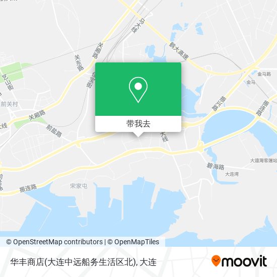 华丰商店(大连中远船务生活区北)地图