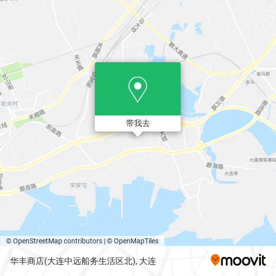 华丰商店(大连中远船务生活区北)地图