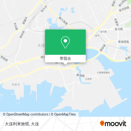 大连利来旅馆地图