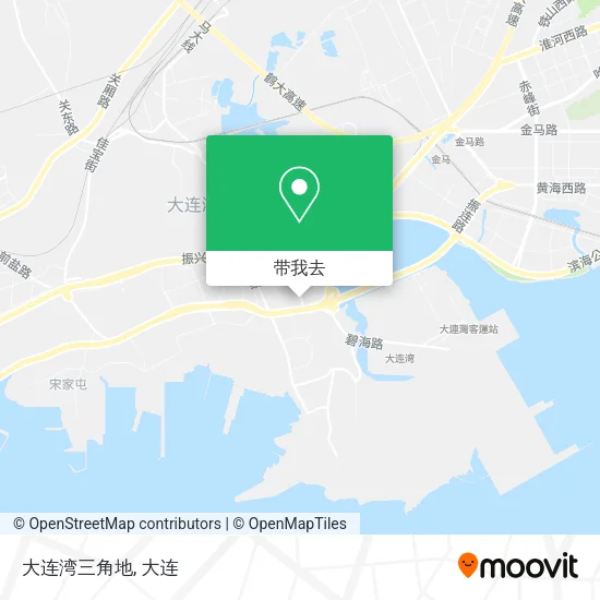 大连湾三角地地图