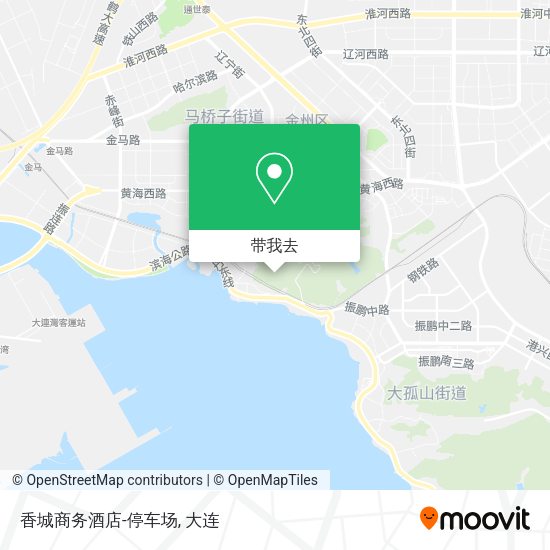香城商务酒店-停车场地图