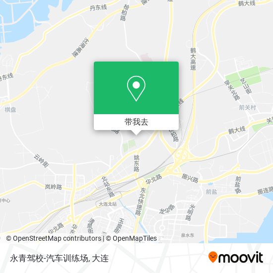 永青驾校-汽车训练场地图