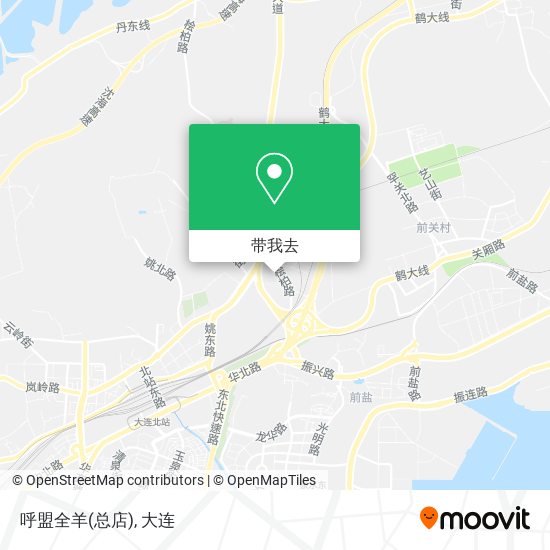 呼盟全羊(总店)地图