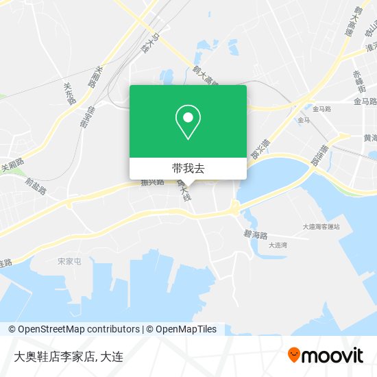 大奥鞋店李家店地图