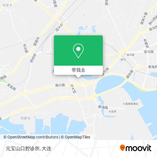 元宝山口腔诊所地图