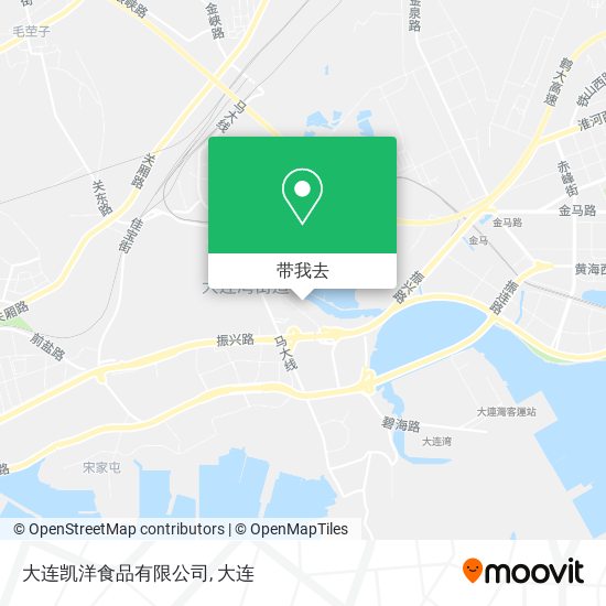 大连凯洋食品有限公司地图