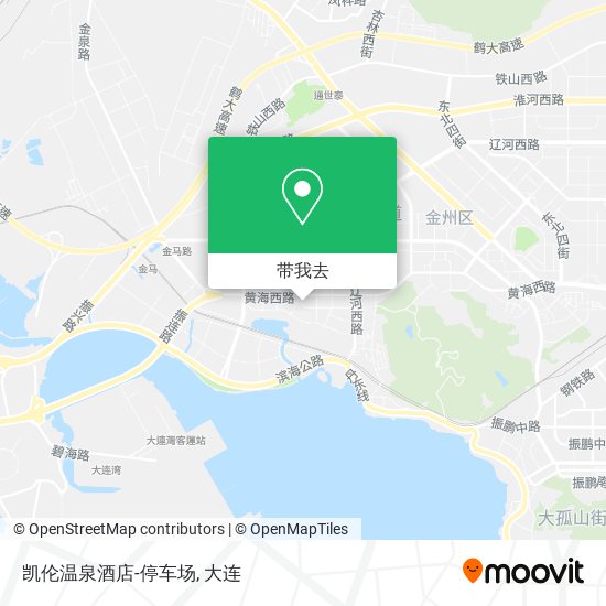 凯伦温泉酒店-停车场地图