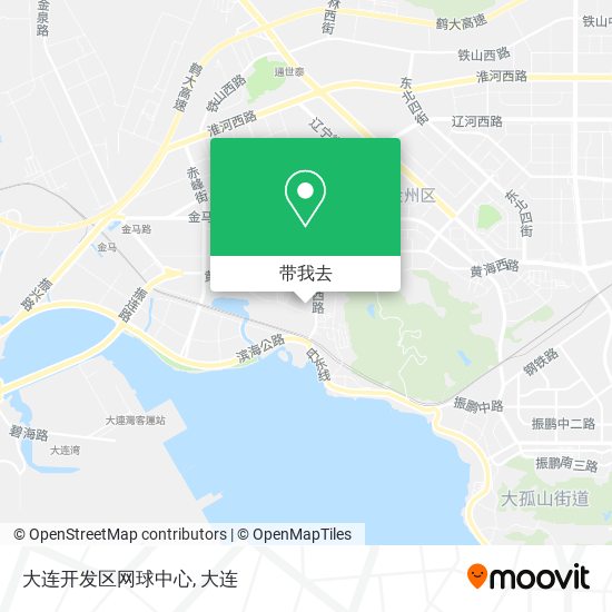 大连开发区网球中心地图