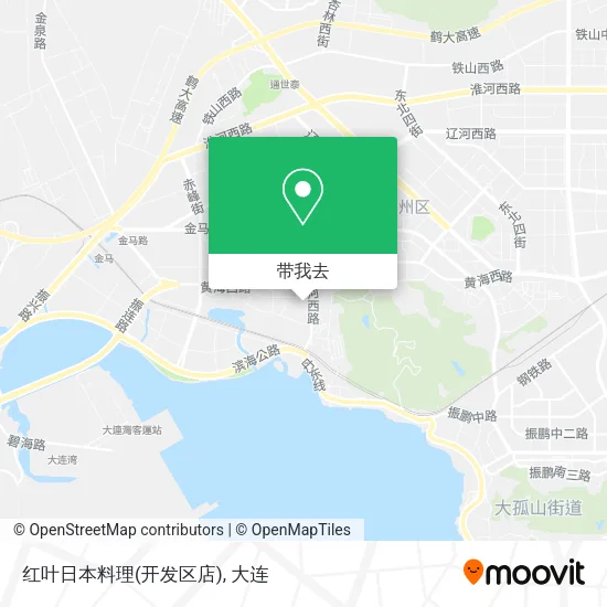 红叶日本料理(开发区店)地图