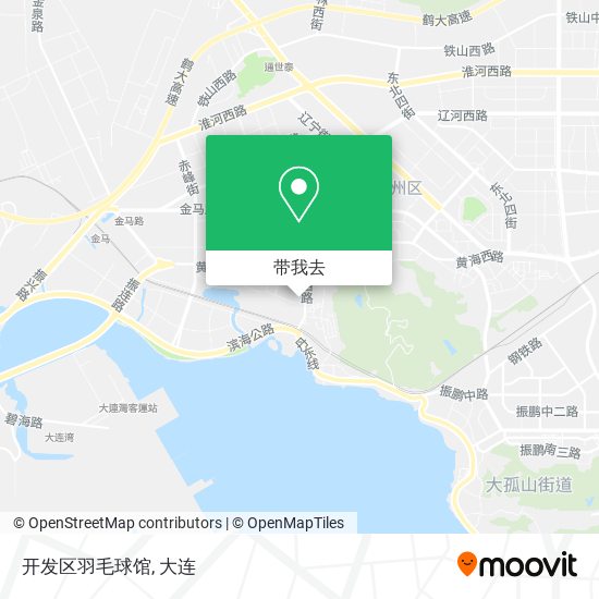 开发区羽毛球馆地图