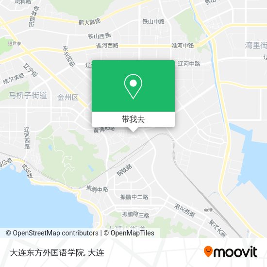 大连东方外国语学院地图