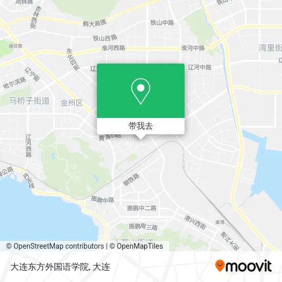 大连东方外国语学院地图