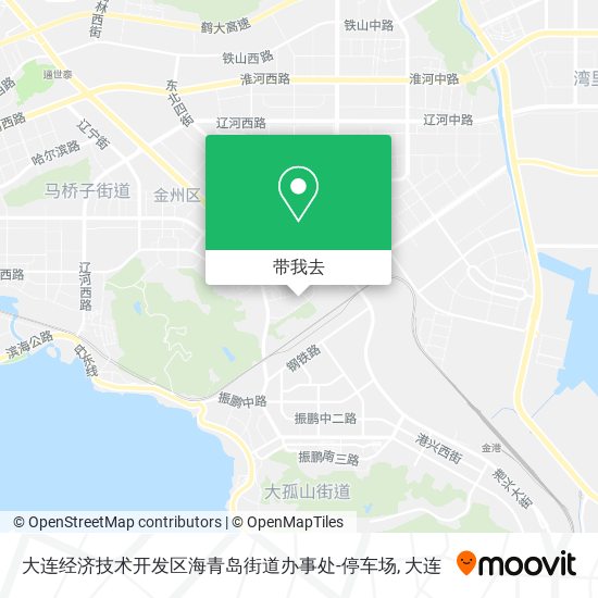 大连经济技术开发区海青岛街道办事处-停车场地图