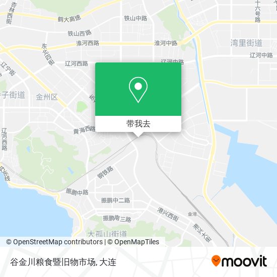 谷金川粮食暨旧物市场地图
