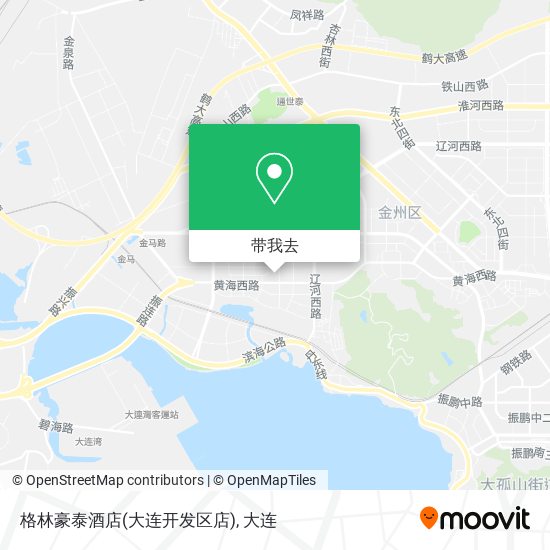 格林豪泰酒店(大连开发区店)地图