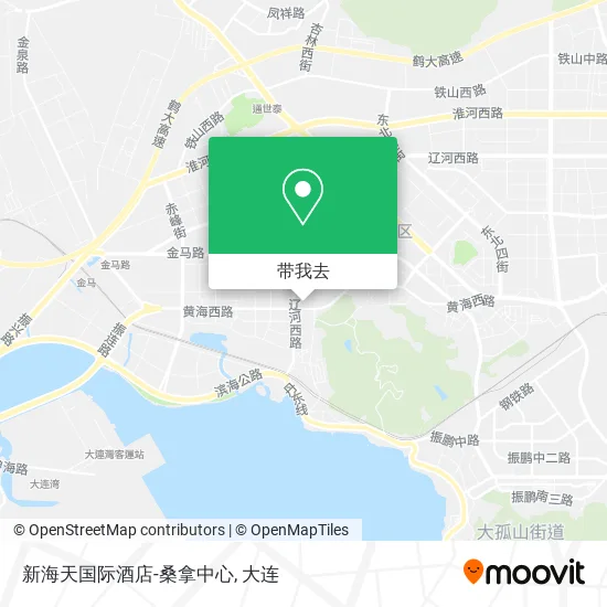 新海天国际酒店-桑拿中心地图