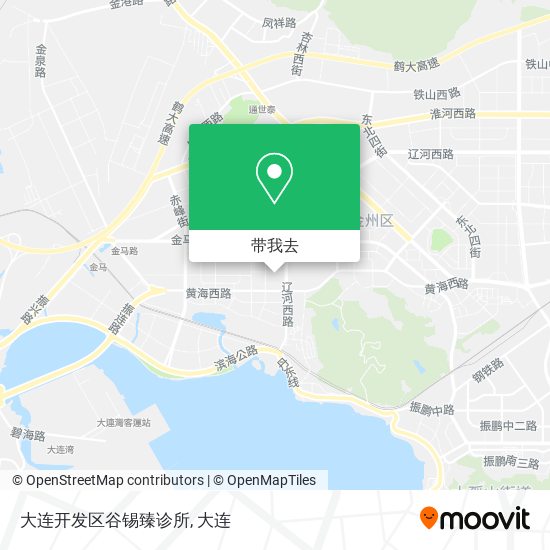 大连开发区谷锡臻诊所地图