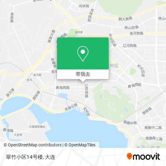 翠竹小区14号楼地图