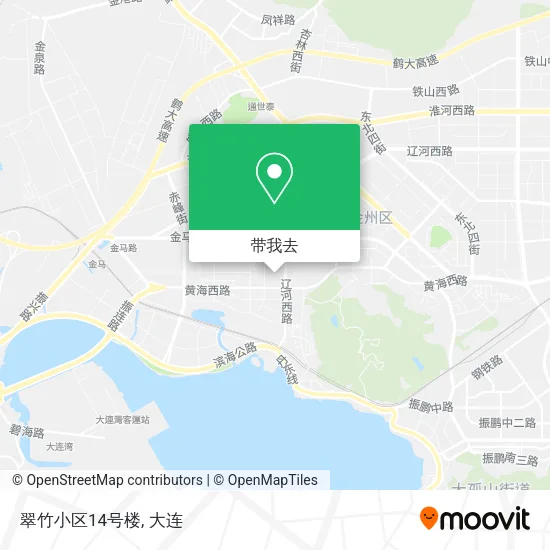 翠竹小区14号楼地图