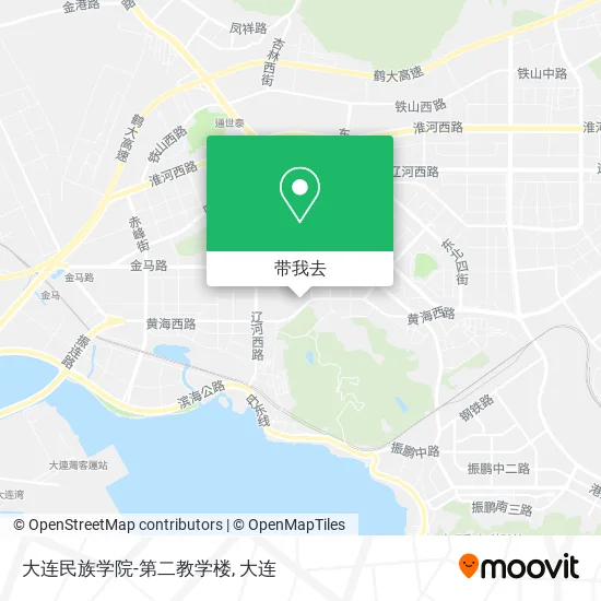 大连民族学院-第二教学楼地图