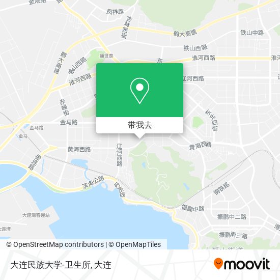 大连民族大学-卫生所地图