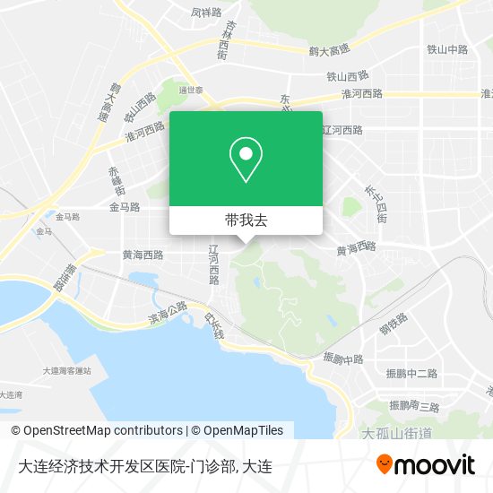 大连经济技术开发区医院-门诊部地图