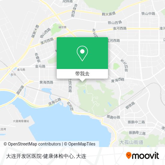 大连开发区医院-健康体检中心地图