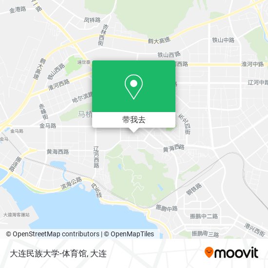 大连民族大学-体育馆地图
