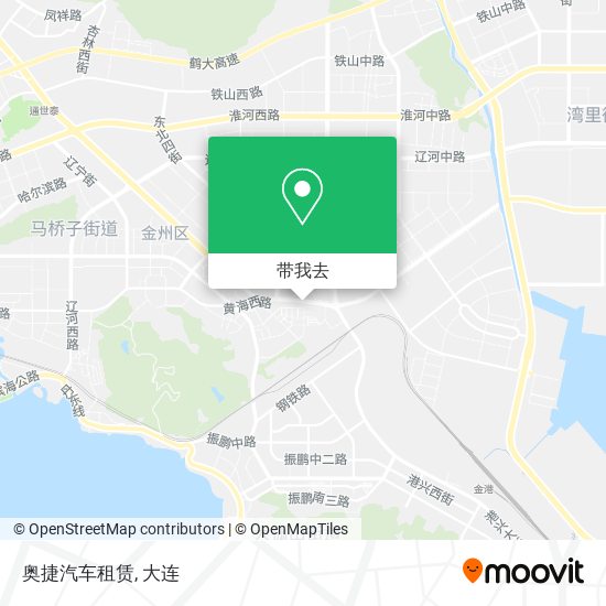 奥捷汽车租赁地图