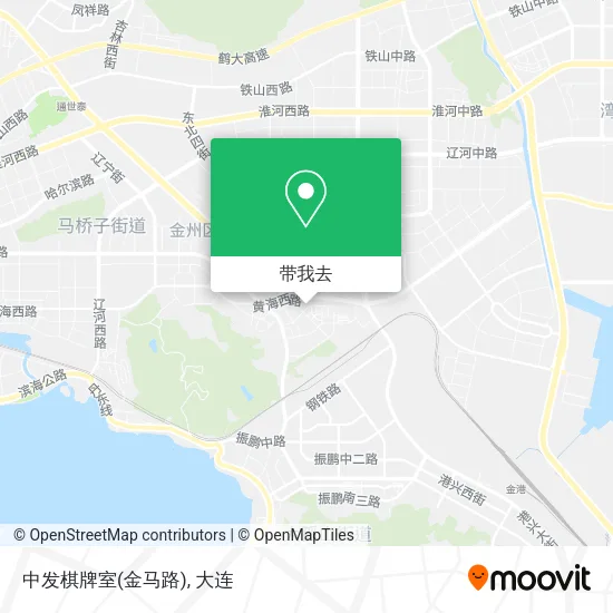 中发棋牌室(金马路)地图