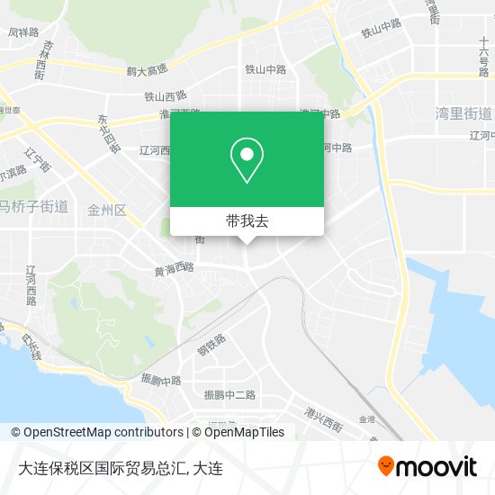 大连保税区国际贸易总汇地图