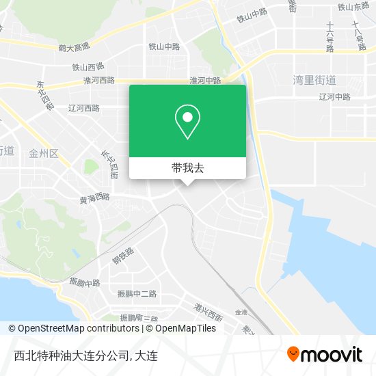 西北特种油大连分公司地图