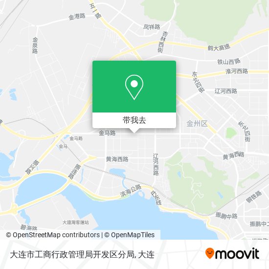 大连市工商行政管理局开发区分局地图